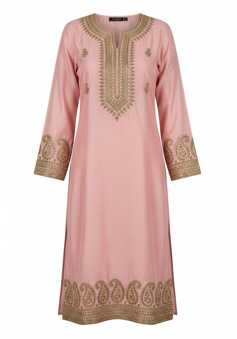 Embroidered Ethnic Kurti
