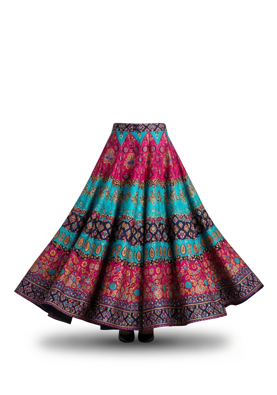 Printed Ethnic Skirt